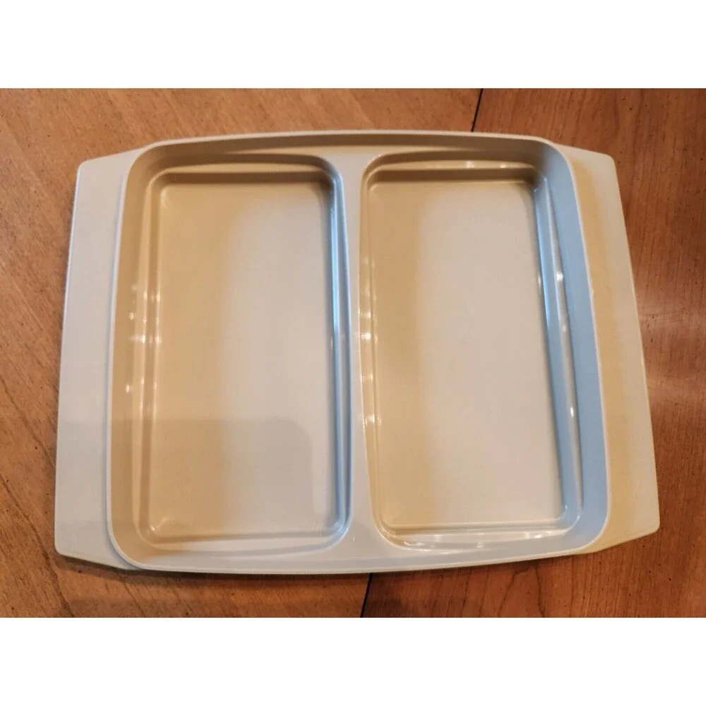 Vintage Tupperware ~ Deviled Egg Tray ~ Keeper Container ~ Beige Color 723-3